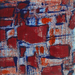 Monoprint 8 - werk op papier 20 x 20 cm (2010)